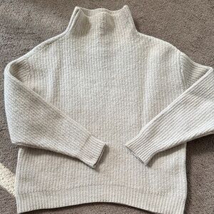Wilfred Cozy Cream Cowl Neck Sweater 100% wool